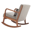 Hady Rocking Chair Gray