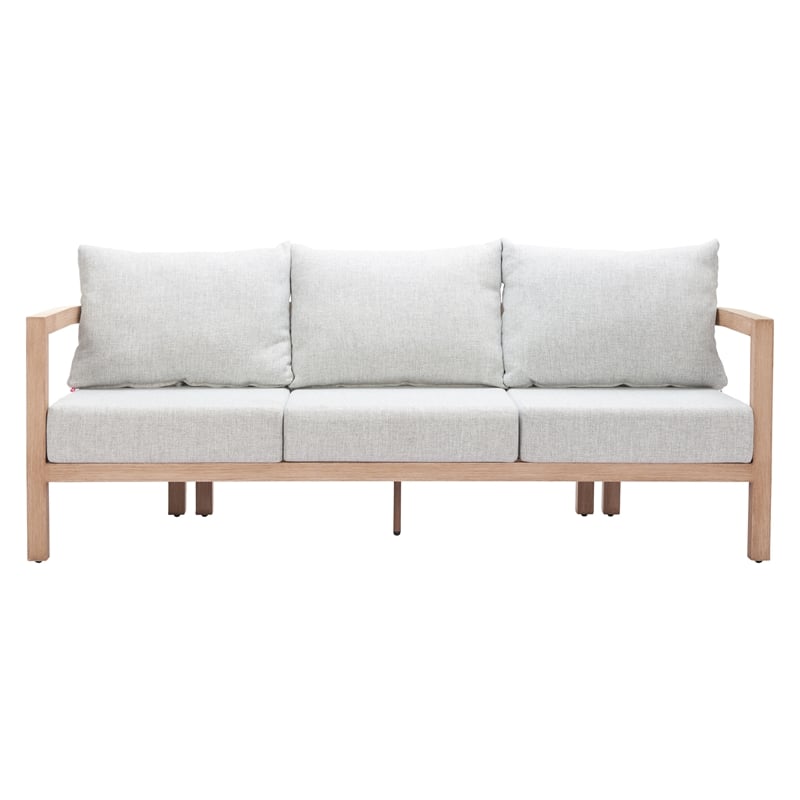 Leto Outdoor Collection Sofa Gray
