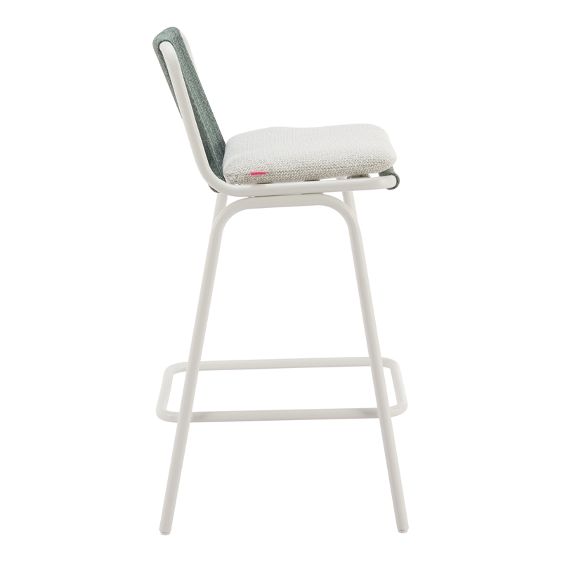 Luft Barstool (Set of 2) White & Green