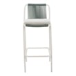Luft Barstool (Set of 2) White & Green