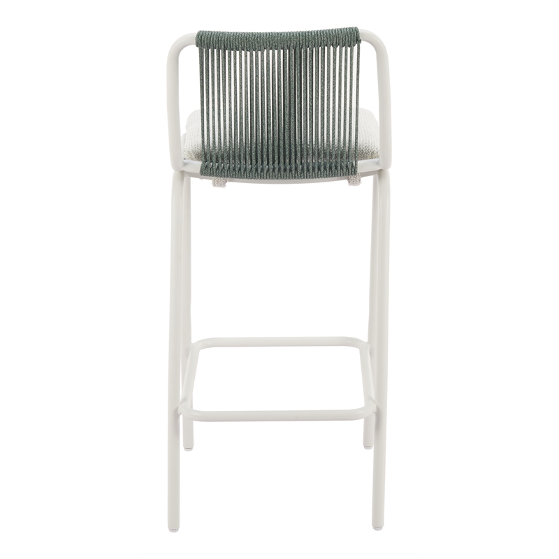 Luft Barstool (Set of 2) White & Green