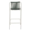 Luft Barstool (Set of 2) White & Green