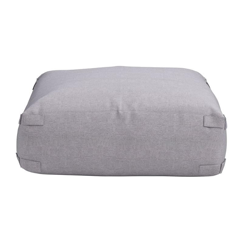 Luanda Outdoor Collection Ottoman Gray