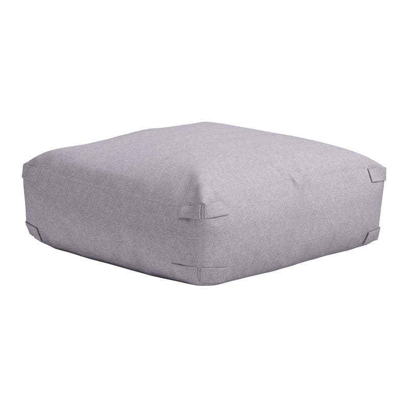 Luanda Outdoor Collection Ottoman Gray