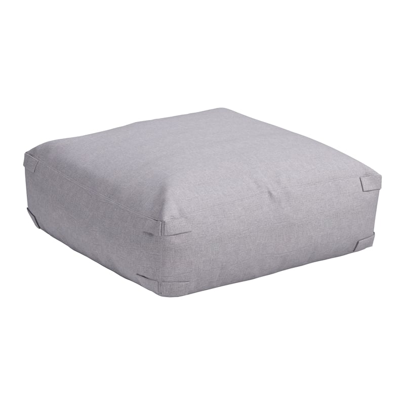 Luanda Outdoor Collection Ottoman Gray