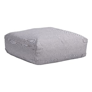Luanda Outdoor Collection Ottoman Gray
