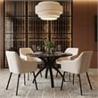 Sumay Dining Table Black