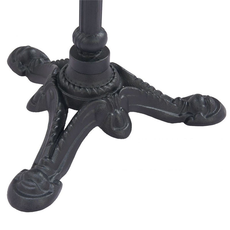 Zuo Gazebo Faux Stone MDF/Cast Aluminum Iron Patio Pub Table in Multi-Color