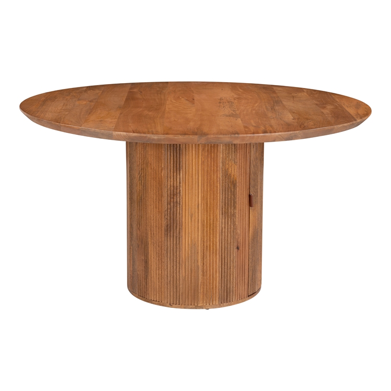 ZUO Izola Solid Mango Wood Dining Table in Brown