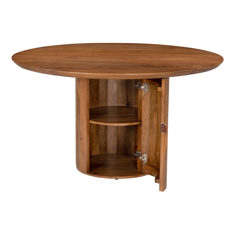 ZUO Izola Solid Mango Wood Dining Table in Brown