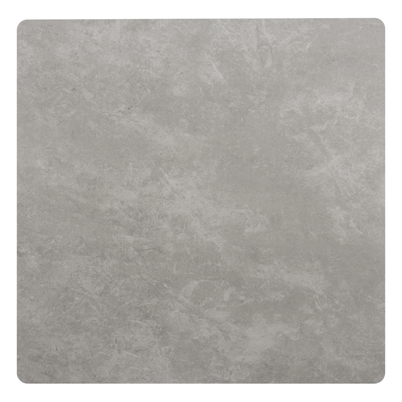 ZUO Alfresco Cast Aluminum Frame Bistro Table in Gray