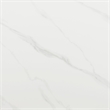 ZUO Izar Sintered Stone Top and Steel Base Dining Table in White