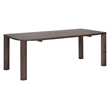 ZUO Eazy Solid Rubber Wood Frame Dining Table in Espresso