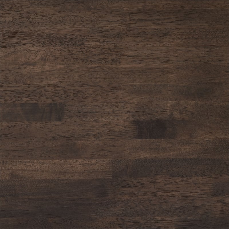 ZUO Eazy Solid Rubber Wood Frame Dining Table in Espresso