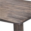 ZUO Eazy Solid Rubber Wood Frame Dining Table in Espresso