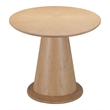 ZUO Disque Rubber Wood Dining Table in Natural