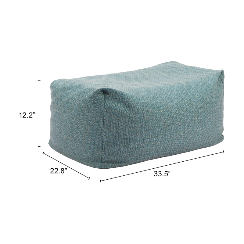 Aroz Outdoor Collection Ottoman Green