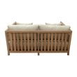 ZUO Teras Olefin Fabric and Acacia Wood Daybed in Gray