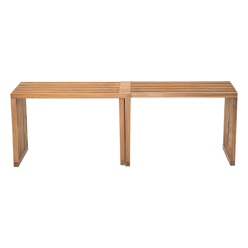Riviera Outdoor Collection Extendable Bench Natural