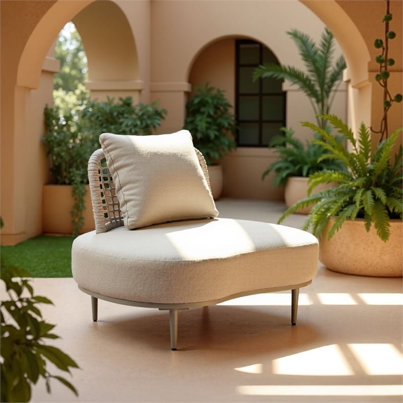 Ruhe Accent Chair Beige