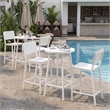 Kayu Barstool White Indoor