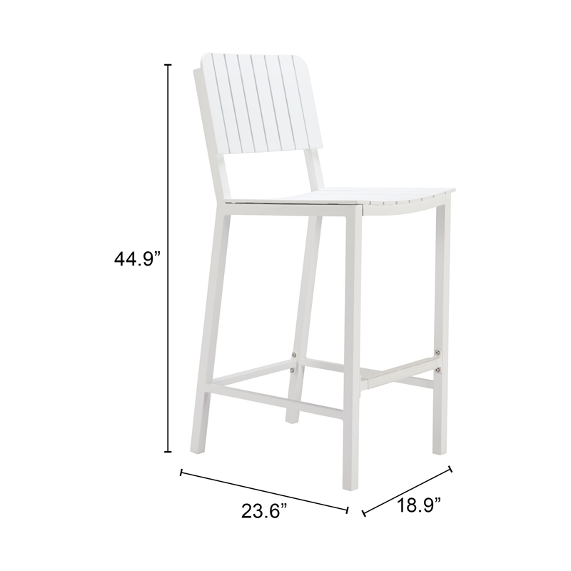 Kayu Barstool White Indoor
