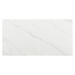 ZUO Inky Sintered Stone-Top and Sleek Steel Base Dining Table in White