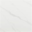 ZUO Inky Sintered Stone-Top and Sleek Steel Base Dining Table in White
