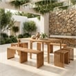 Riviera Extendable Dining Table Natural