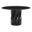 ZUO Kuro Marble and Mango Wood Dining Table in Black