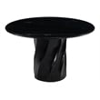 ZUO Kuro Marble and Mango Wood Dining Table in Black