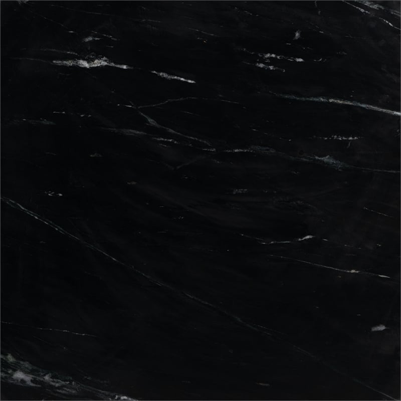 ZUO Kuro Marble and Mango Wood Dining Table in Black