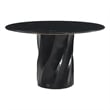 ZUO Kuro Marble and Mango Wood Dining Table in Black