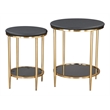 Koper Coffee Table Set (2-Piece) Black