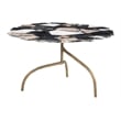 ZUO Baia Iron and Terrazzo Coffee Table in Multi-Color