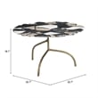 ZUO Baia Iron and Terrazzo Coffee Table in Multi-Color
