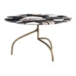 ZUO Baia Iron and Terrazzo Coffee Table in Multi-Color