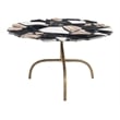 ZUO Baia Iron and Terrazzo Coffee Table in Multi-Color
