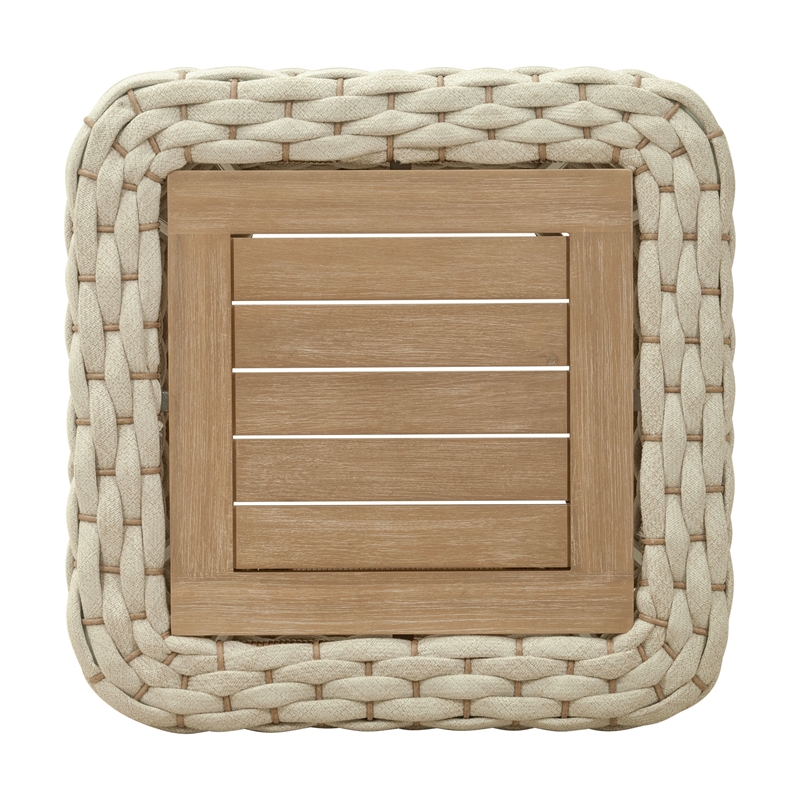 Antul Coffee Table White & Natural
