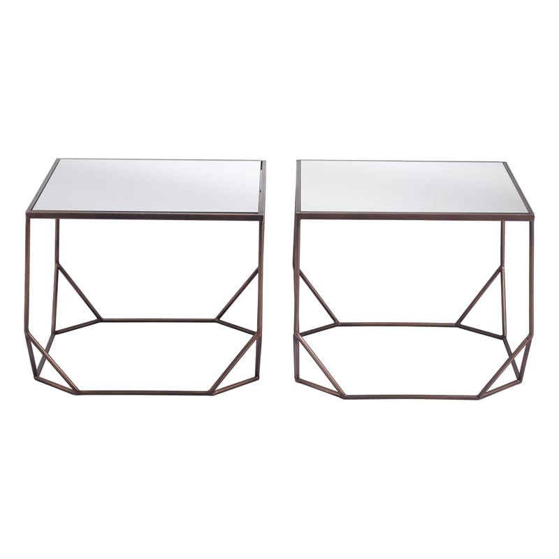 Arzon Coffee Table Set (2-Piece) Bronze