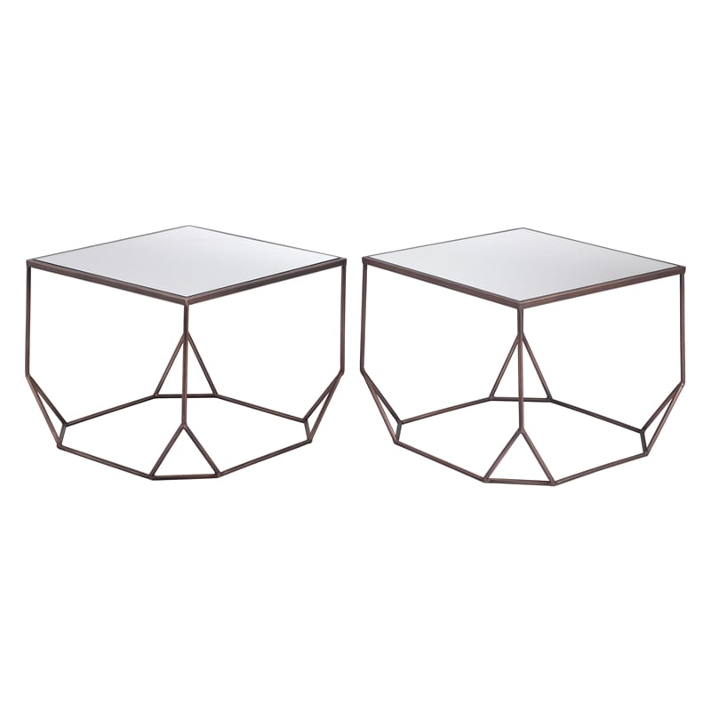 Arzon Coffee Table Set (2-Piece) Bronze