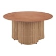 ZUO Soka Aluminum and Polyethylene Coffee Table in Natural