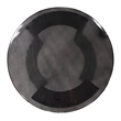 ZUO Divin Recycled Sand Cast Glass and Aluminum Coffee Table in Black