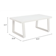 Welt Coffee Table White