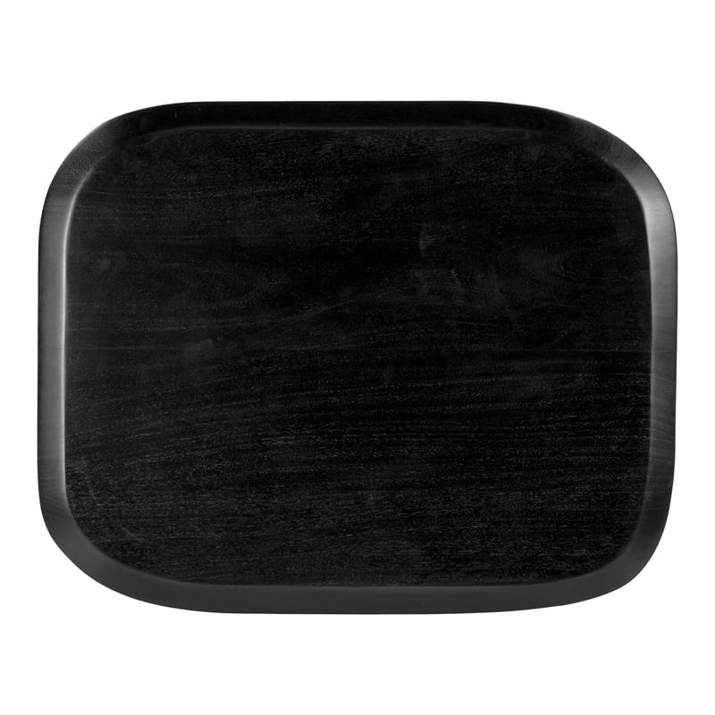 ZUO Arasan Solid Acacia Wood Accent Table in Black