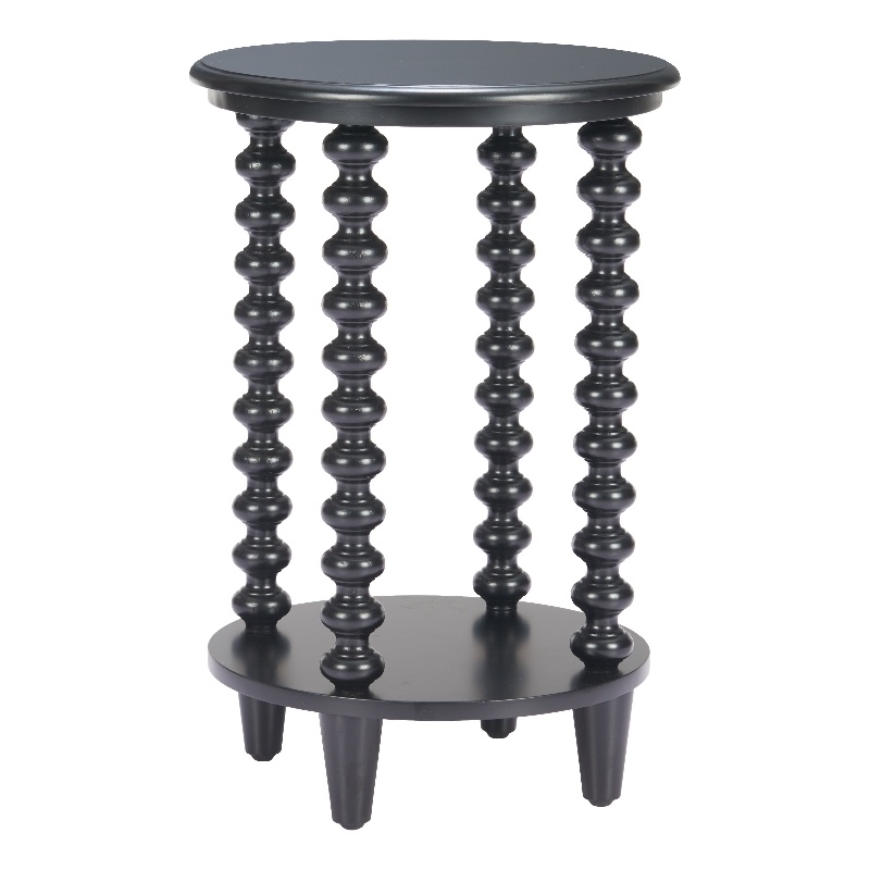 Gocce Side Table Black