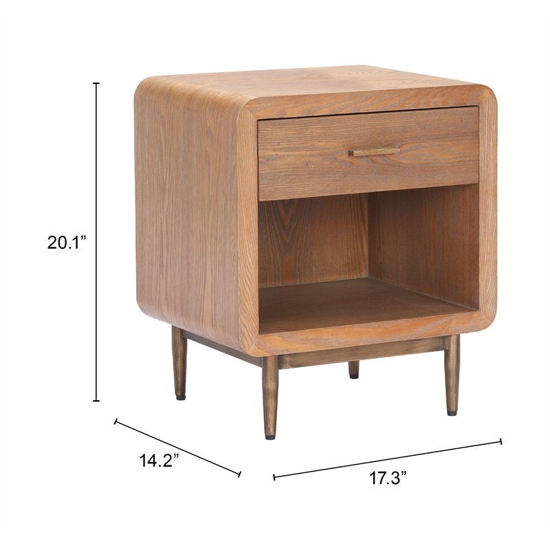 Vidaz Side Table Brown