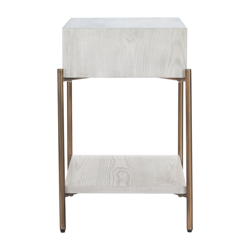Yoru Side Table Oak White