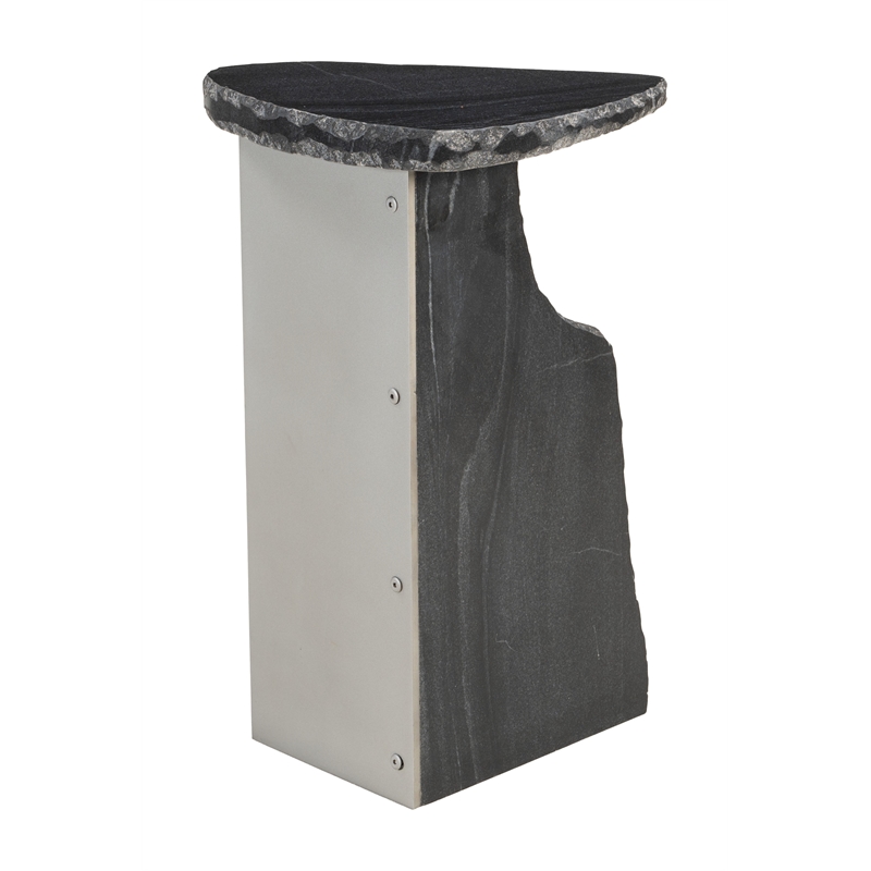 Surya Side Table Black