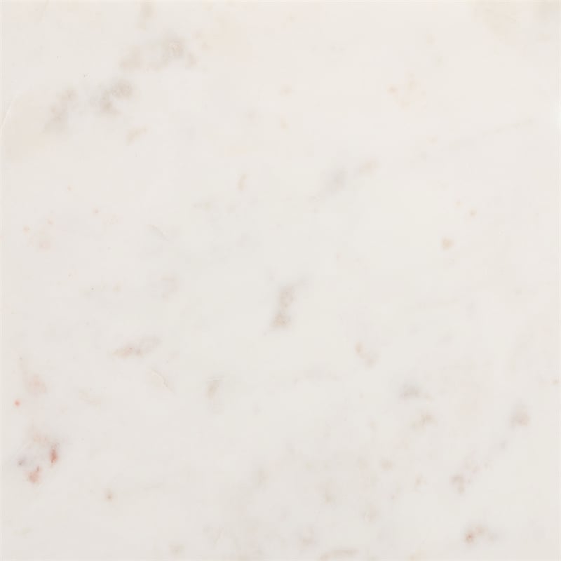 ZUO Naht Marble and Iron End Table in White